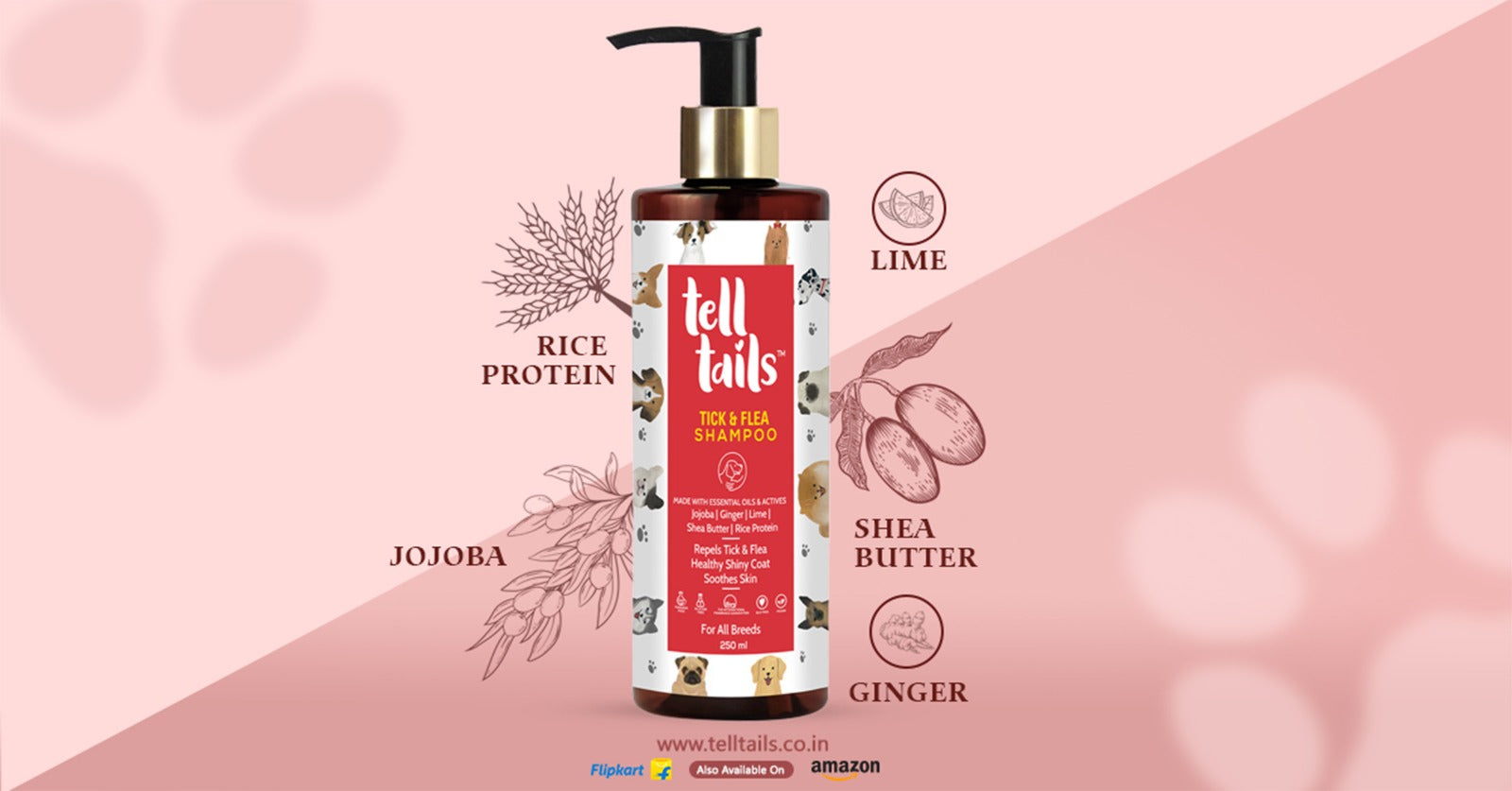best flea and tick shampoo for dogs - telltails India