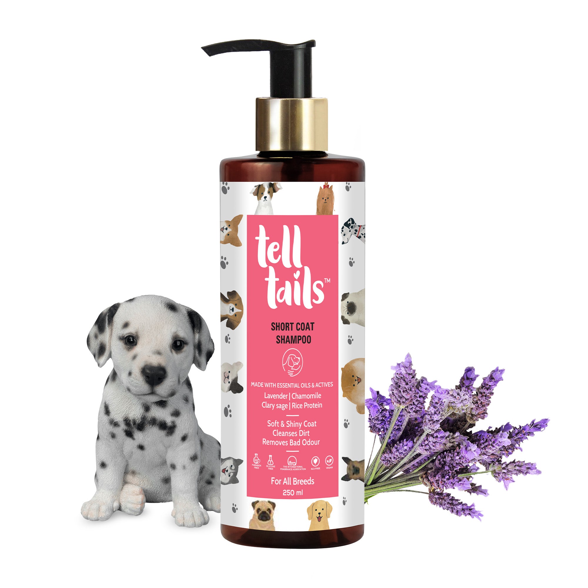 Buy Short Coat Natural Dog Shampoo Online From Telltails