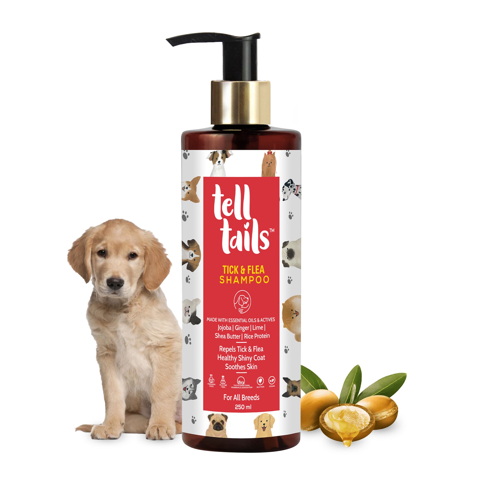 Anti-Tick Shampoo for Dogs – Telltails Tick & Flea Shampoo