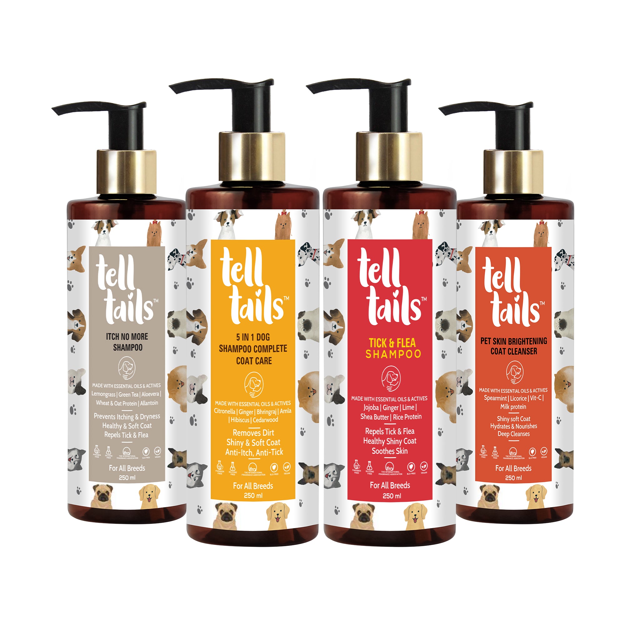 Pet Grooming Essentials: Tick & Flea Defense, Complete Coat Care, Itch Relief, Skin Brightening