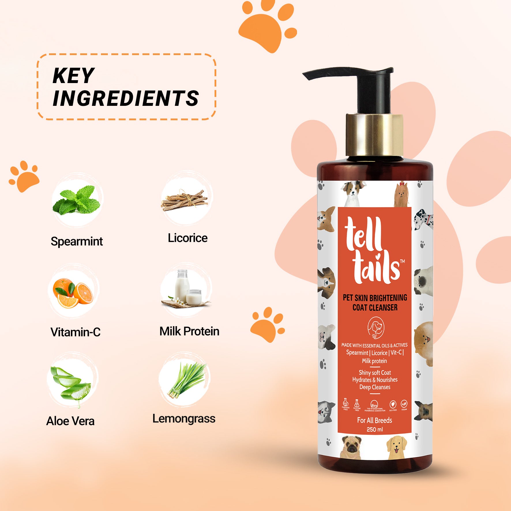 PET SKIN BRIGHTENING COAT CLEANSER